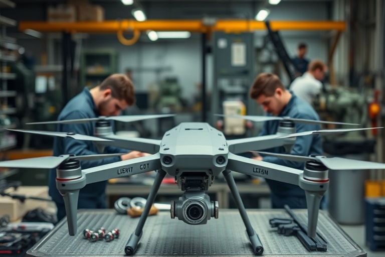 Octacopter Uçuş Pozisyonu